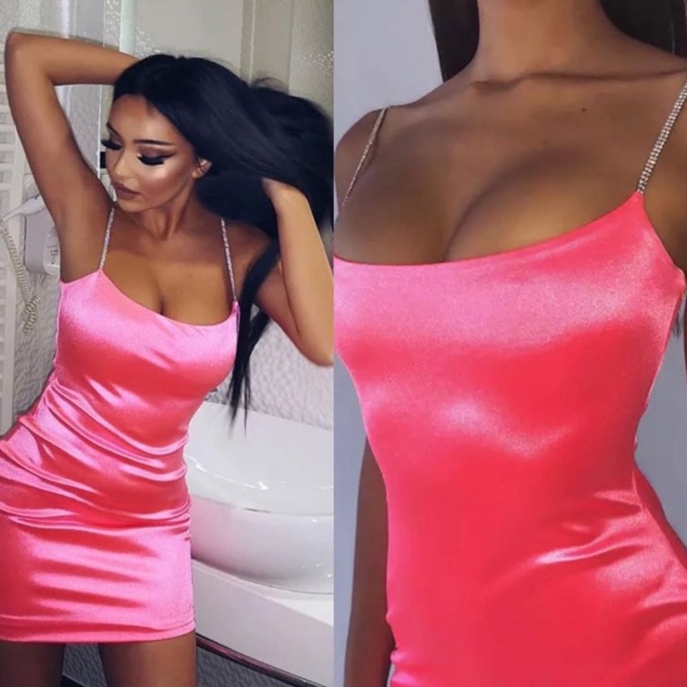 Blinged out dinner dress